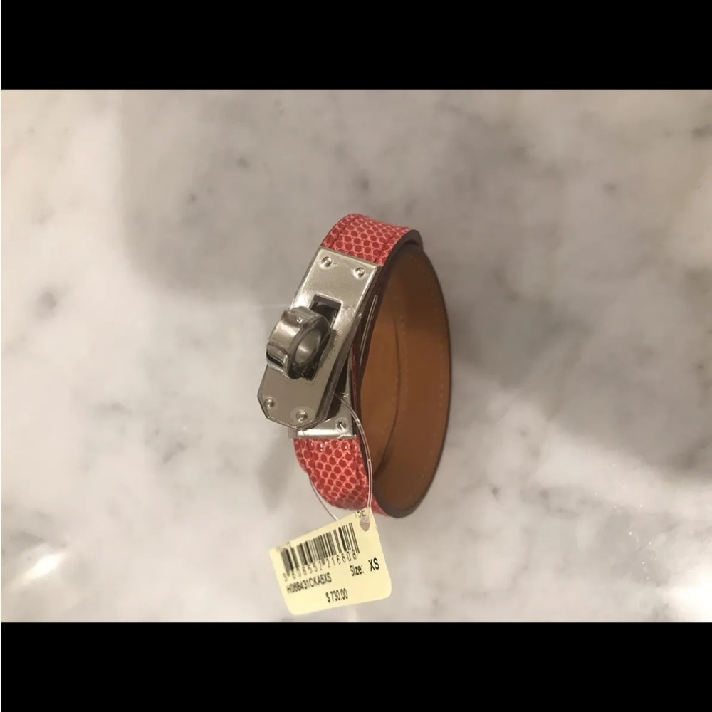 Hermes Kelly Double Tour Lizard